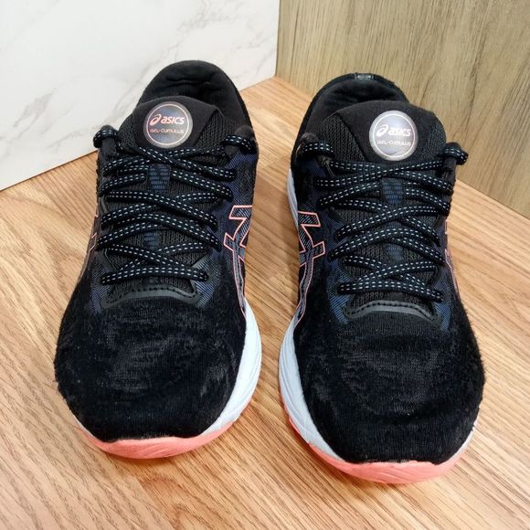 ASICS Womens Sz 8 EU 39.5 Gel-Cumulus 23 Black 1012A888 - Picture 3 of 16